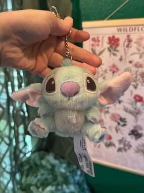 Hong Kong Disney Stitch Plush Keychain